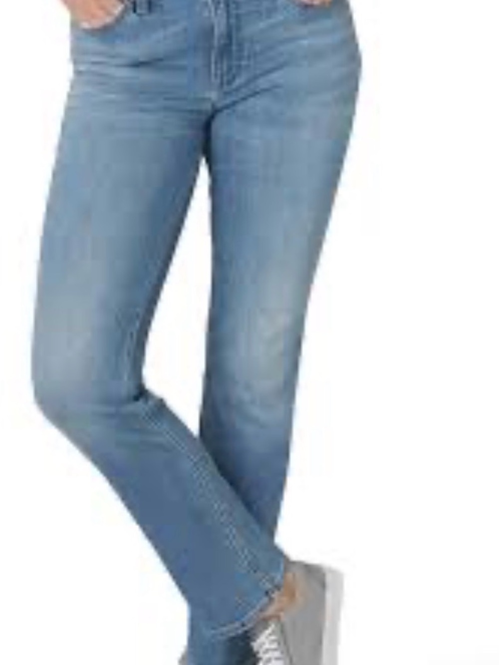 Lee Women's Light Blue Straight-Leg Jeans